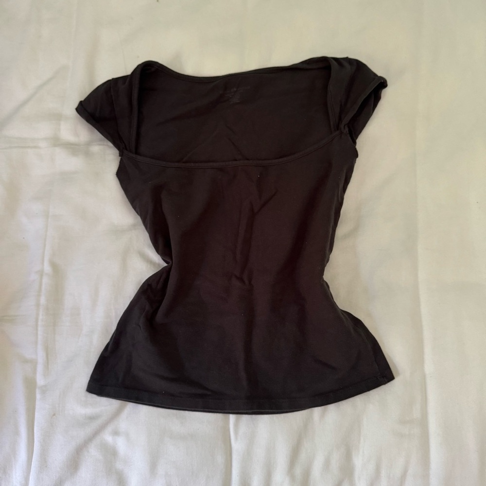 Brandy Melville Black Short Sleeve Tee
